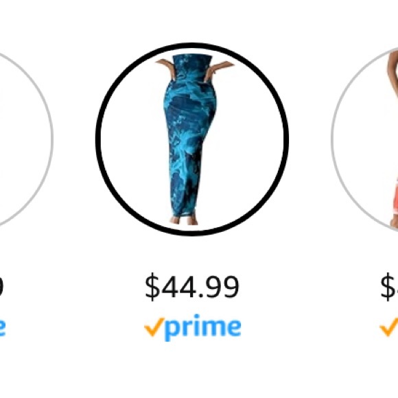 Maxi Bodycon Dresses Strapless Tube Top Printed Long Slit Dress - Picture 3 of 8